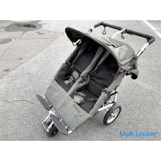 Used Air Buggy two-seater twin stroller