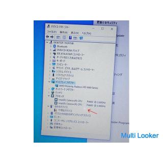 Used HP laptop ProBook 4720S P4600 memory 4GB Win10 SSD240GB 17.3 inch (1600x900)