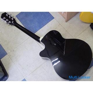 Sepia Crue Eleaco Electric Acoustic Guitar EAW-200 / BKS Musical Instruments Used