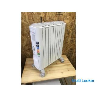 DeLonghi oil heater RHJ75V0915-GY 10-13 tatami 1500W