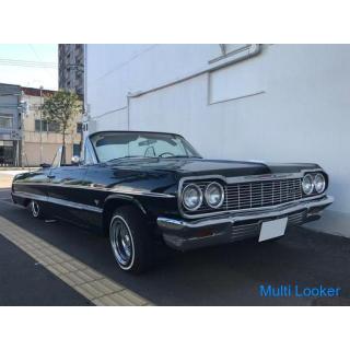 Chevrolet Impala 1964 Convertible 350 engine TH700R4 With lock-up kit ♪ Frame off restored! Hydro 2P