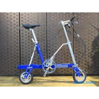 PACIFIC CYCLES CARRY ME 8 inch blue aluminum frame tire mountain folding bike