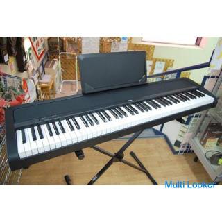 2018 made KORG electronic piano B1 88 keyboard black with stand and chair operation confirmed