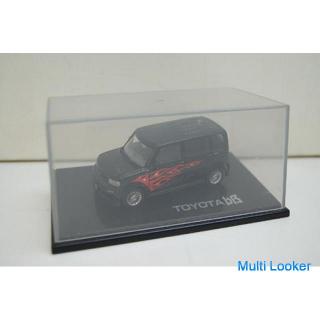 MTECH TOYOTA bB Model with Case Black x Red Flame Figure