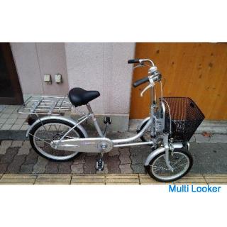 Beautiful goods ☆ BRIDGESTONE minna [Minna] Tricycle 16 inches front / 20 inches rear (silver)