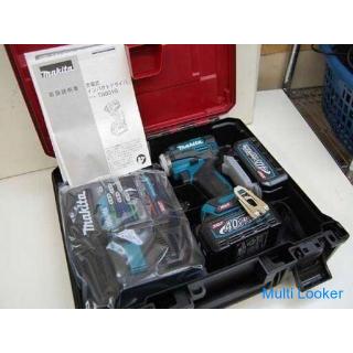 New makita 40V Rechargeable Impact Driver TD001G RDX Blue 2.5Ah Charger / Battery 2 Included Makita 