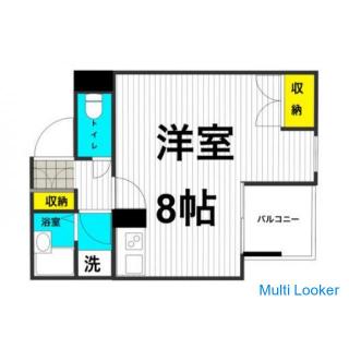 ☆ Initial cost 0 yen ☆ 0 yen move-in ☆ Pass the examination ☆ 2 minutes walk from Awaza station ☆ Ex