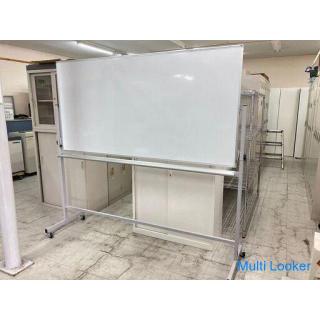 Used beauty products Japan statistical machine double-sided whiteboard plain self-supporting enamel 