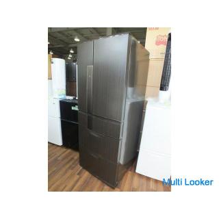 2013 Mitsubishi 600L Refrigerator Double door MR-JX60W-RW For wood grain family Cleaned