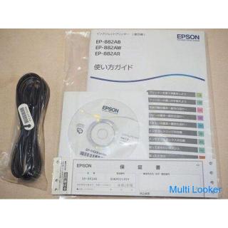Unopened unused item ☆ Epson EP-882AR Colorio Inkjet multifunction printer Red Wi-Fi connectable 201