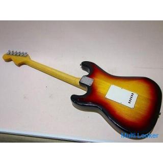 Greco Logo Electric Guitar Strat Type Sunburst Made by Matsumoku Sound output OK Open jack included 
