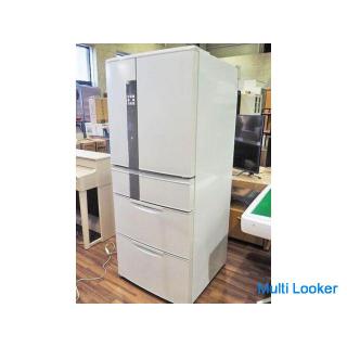 Good Condition ☆ Mitsubishi MR-JX56LX-W Non-Freon Refrigerator 2014 Made Capacity 555L French Door A
