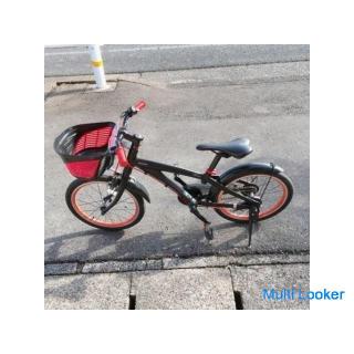 Children's bicycle. Bridgestone Levena. Sports type. 18 inches. Lightweight aluminum frame. black. K