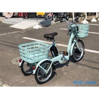 almost new! Made in 2021! BRIDGESTONE Electric Assisted 3-Wheeled Bicycle Rakut Wagon