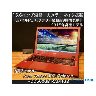 Popular red [Windows 10 equipped machine in Ichinomiya! Acer Aspire 15.6 inch 2015 release model Int