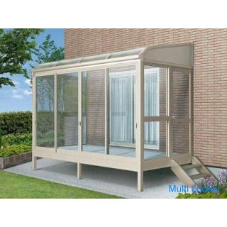 We accept terrace roof and terrace enclosure (sunroom) construction.