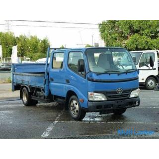 2010 Dyna 2 ton flat long W cab power gate Gross vehicle weight less than 7.5t (5190kg) 2 ton loadin